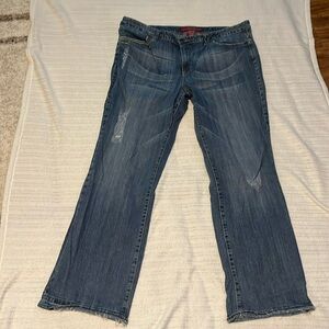 Faded Glory straight leg women’s plus size jeans